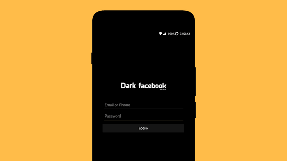 Dark Facebook App And Messenger For Android Facebook Theme Download