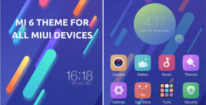 mi 6 theme for all miui devices • Download Xiaomi Mi 6 Theme for All MIUI Devices [Official]