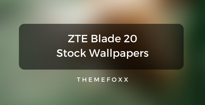 ZTE Blade 20 Stock Wallpapers